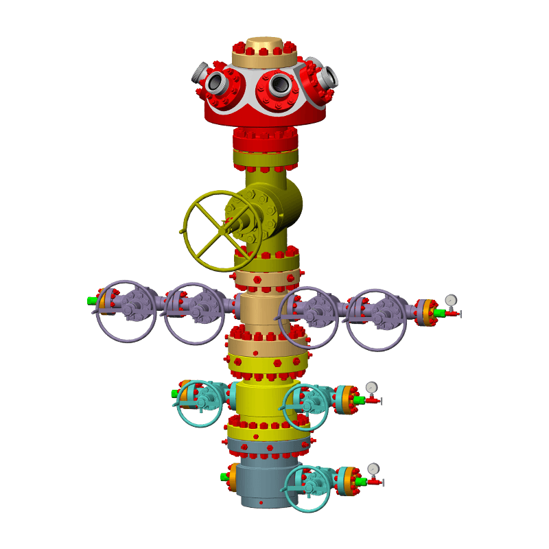 Assy drzewa Wellhead i X-Mas